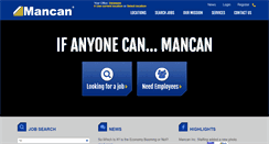 Desktop Screenshot of mancan.com